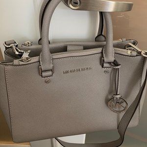 Michael Kors Gray Satchel